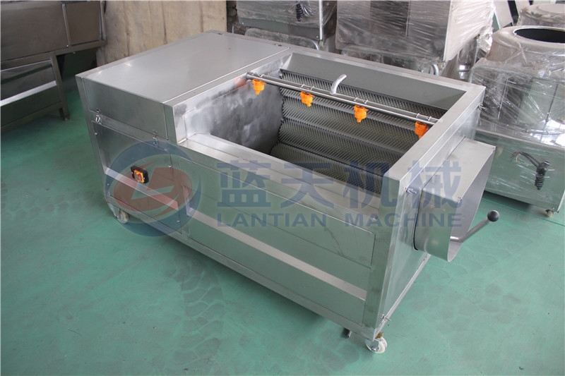 The cassava washer machine rack is made of high quality stainless steel